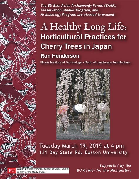 Archaeology Co-Sponsored Lecture “A Healthy Long Life: Horticultural