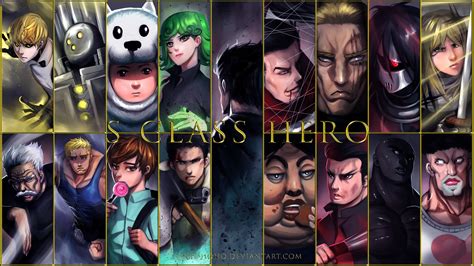 Man Heroes One punch man all s class heroes wallpaper - Wallpaper Anime