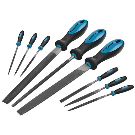 Buy Delihom 9PCS Metal File Set Hand Metal Files for Wood and Metal ...