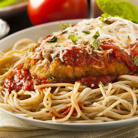 Veal Parmigiana with Spaghetti Pomodoro – Bistro Five61