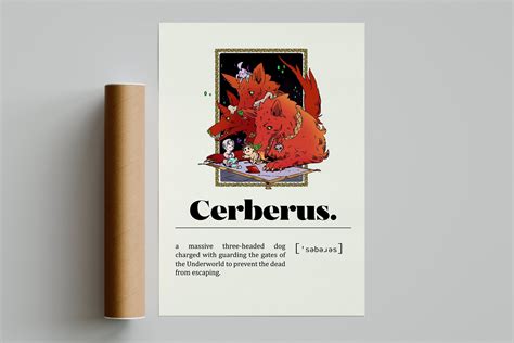 Hades Cerberus Poster Game Print Game Wall Art Gamer - Etsy