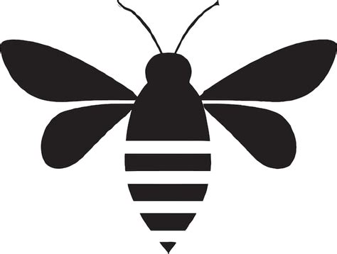 Icono De Rastro De Abeja De Miel Vector Premium