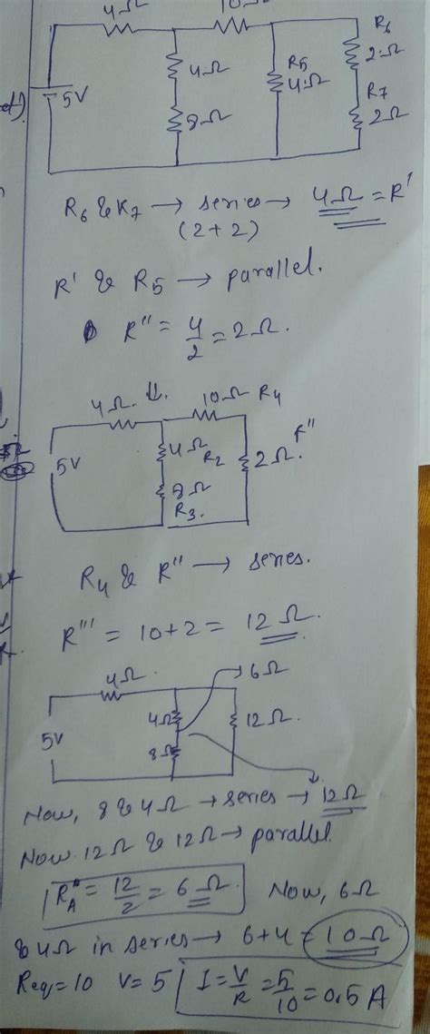 How To Calculate Current In A Circuit Diagram