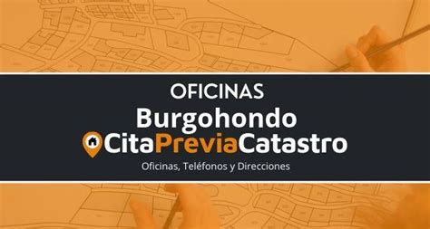 Oficinas Del Catastro Burgohondo Tel Fonos Y Direcciones