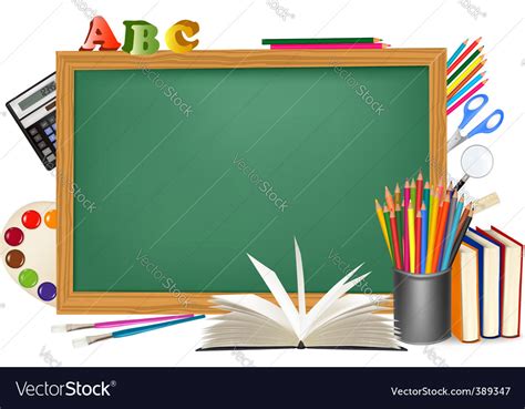 Back to school background Royalty Free Vector Image