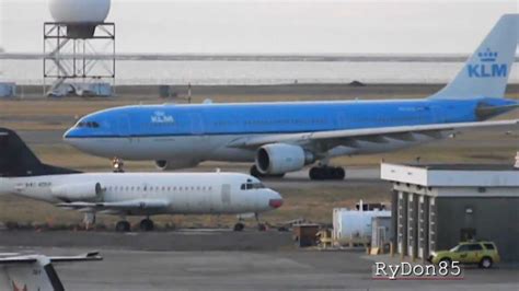 KLM Airbus A330 203 PH AOL Taxi Takeoff 26L At Vancouver