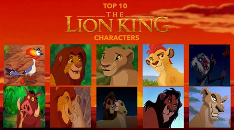 My Top 10 Lion King Characters by Octopus1212 on DeviantArt