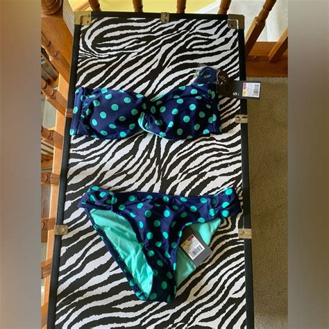 Mossimo Supply Co Swim Polka Dot Bikini Nwt Poshmark