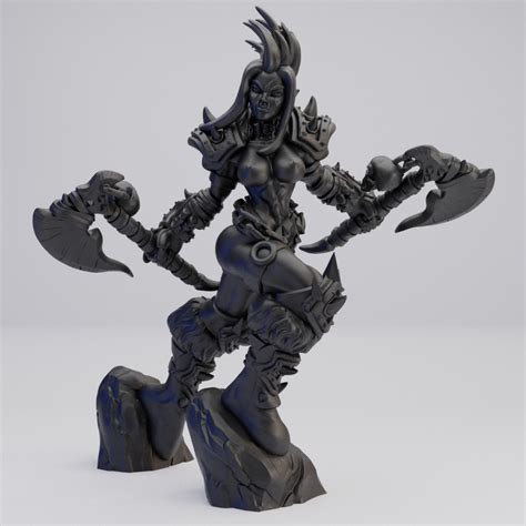 Hot Goblin ボーンブレイカーヌードD ミニチュア 蛮族戦士 ホットゴブリン