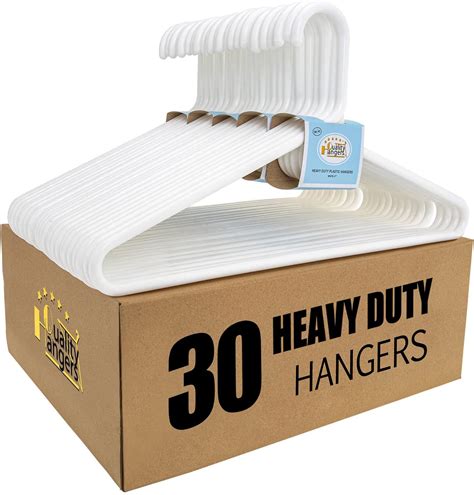 Amazon Mainstays Super Heavy Weight Hanger White Pack Pack Of