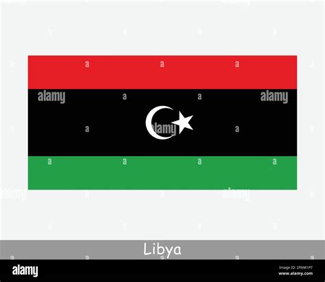 National Flag Of Libya Libyan Country Flag State Of Libya Detailed