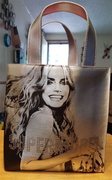 Victoria Secret Tote Girl Supermodel Heidi Klum Leath Gem