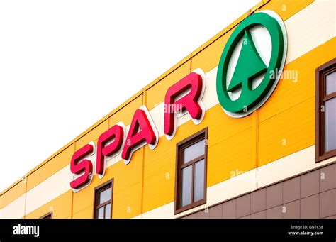 Logo Of The Supermarket Spar Is An International Retail Chain And