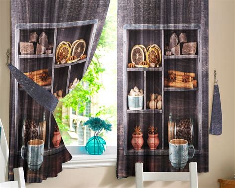 Шторы на кухню кофе (62 фото) - красивые картинки и HD фото