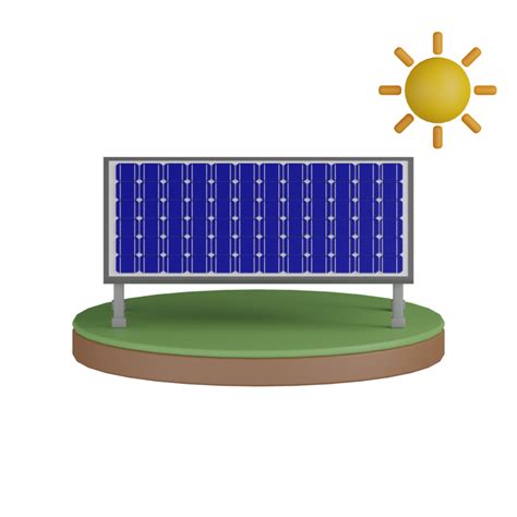 3D Isolated Solar Panel Production 11098951 PNG