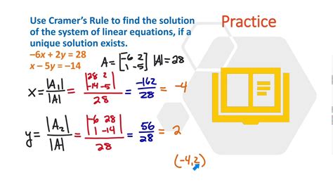 6 3 Solve Linear Systems Using Inverses And Cramers Rule Extended