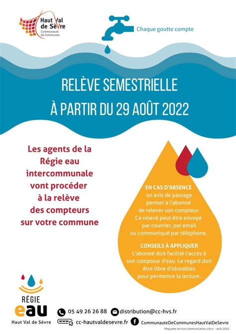 Relev De Votre Compteur Deau Par La Communaut De Communes