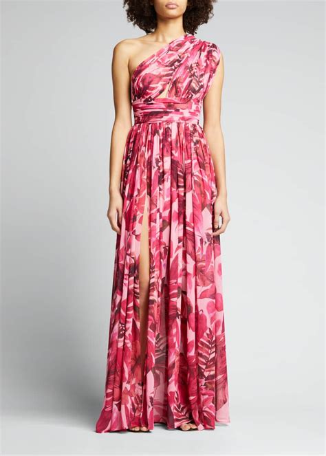 Bronx And Banco Camilla One Shoulder Maxi Dress Bergdorf Goodman