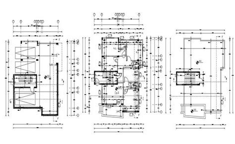 Modern villa plan dwg, villa plan dwg free download, Villa dwg - Cadbull