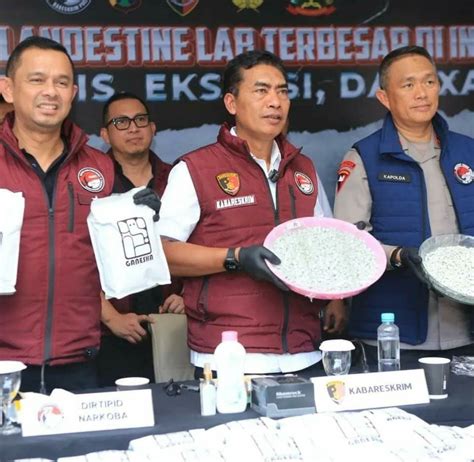 Lingkaran Ditemukan Pabrik Narkoba Terbesar Dengan Jaringan