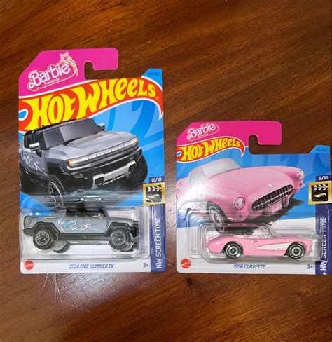 Hot Wheels Barbie Series 1956 Corvette GMC Hummer EV Hobbies Toys Toys Games On Carousell
