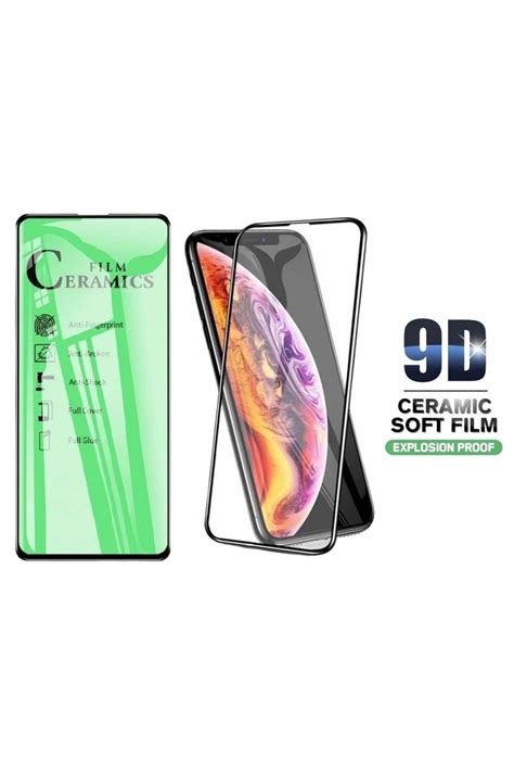 HANPORIUM Infinix Hot 40i NFC Nano Seramik 9D Ekran Koruyucu Ultra Darbe Emici Koruma Ekranı Tam