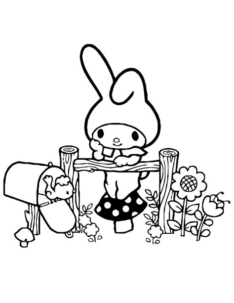 My Melody Coloring Pages Best Coloring Pages For Kids