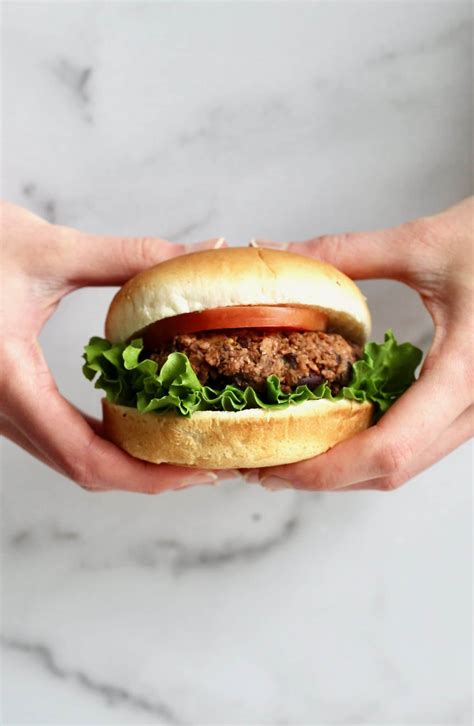 High Protein Veggie Burgers With Plant Based Ground