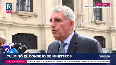 Víctor Torres Ministro del Interior confirma su renuncia mininter