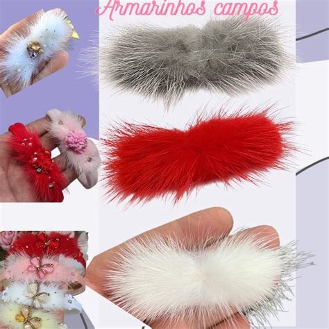 Pompom Bigode Aplique Unidades Shopee Brasil