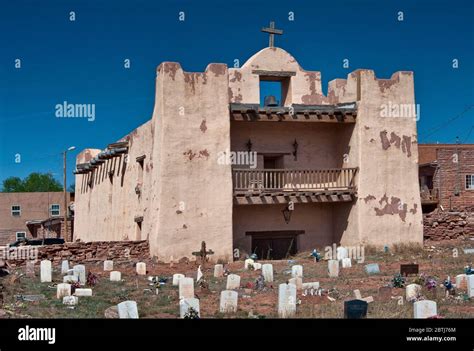 Unsere Dame Von Guadalupe Mission Zuni Pueblo Zuni Indianerreservat