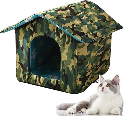 Pologmase Outdoor Cat House Weatherproof For Winter Cat House For