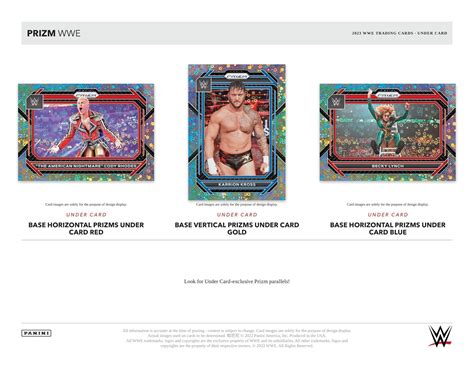 2023 Panini Prizm WWE Wrestling Under Card Box TAASS Fanshop