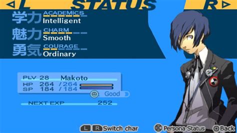 Persona 3 Portable All Social Stats And How To Raise Them GameRiv