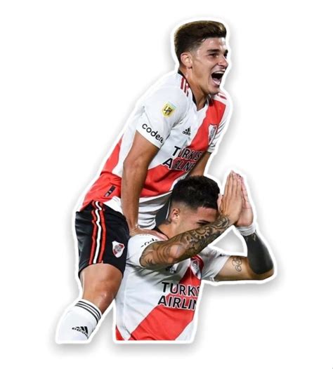 Sticker Julian Álvarez y Enzo Fernández Imagenes de river plate