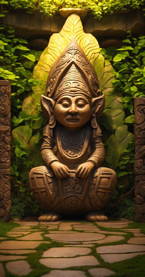 Lexica An Ancient Spiritual Stone Sculptured Gnome Style Of Alex