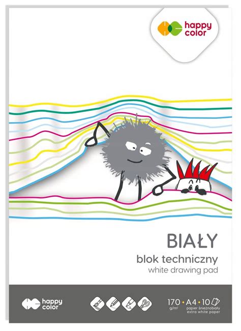 Blok Techniczny Bia Y A G Arkuszy Happy Color