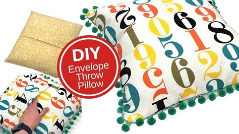 Sew An ENVELOPE PILLOW COVER Beginner YouTube