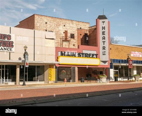 Main Street Theater a small movie theater in the small town rural town ...