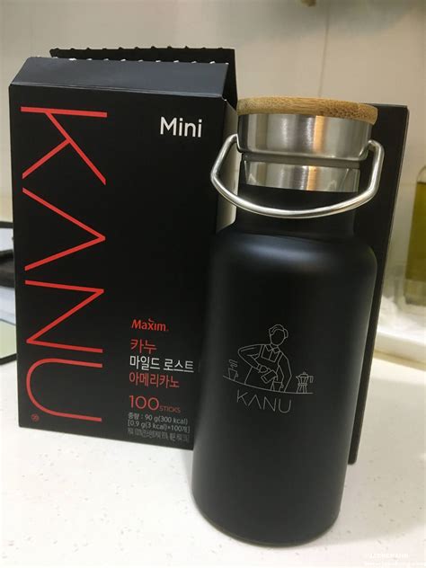 Korea MAXIM-KANU Mini classic American black coffee 100 pcs, coffee