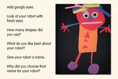 Crayola Canada Lesson Plans SHAPE ROBOT Exploring Geometric