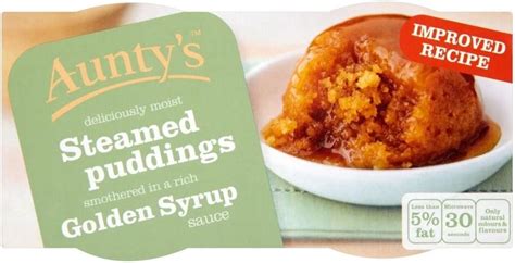 Amazon Co Jp Aunty S Steamed Golden Syrup Puddings X G