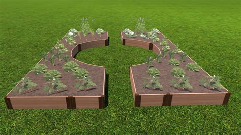 Walk Through Orbital X Raised Garden Bedclassic Sienna