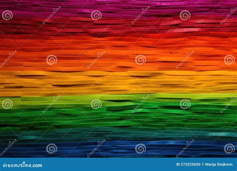 LGBT Rainbow Background LGBTQ Gay Pride Rainbow Flag Background Generative AI Stock