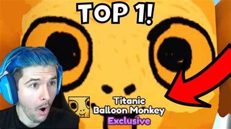 TOP 1 PLAYERS HATCHED EXCLUSIVE TITANIC BALLOON MONKEY ON CAMERA IN