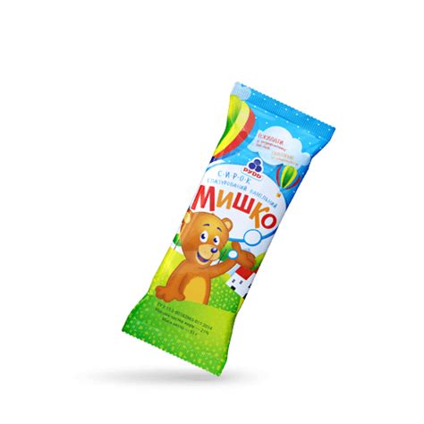 Заморожений сирок в глазурі «Мишко» ТМ «Рудь»