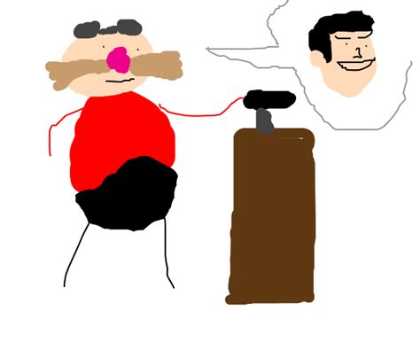 Eggman has an announcement but its Jim Carrey - Drawception