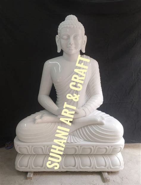 White Marble Buddha Statue At Best Price In Jaipur By Suhani Art