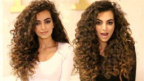 Heatless Curls For Long Hair Tutorial Youtube