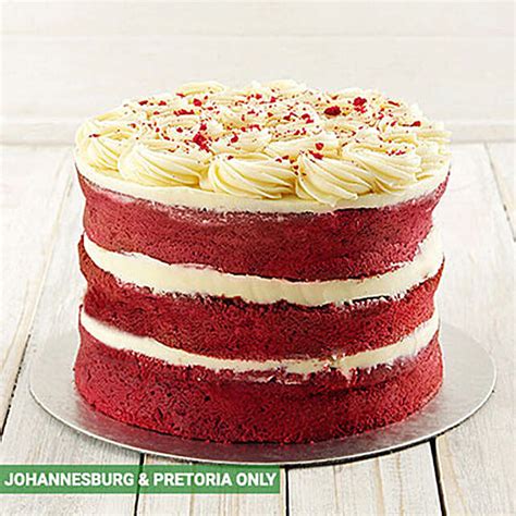 Red Velvet Naked Cake South Africa Gift Red Velvet Naked Cake Fnp